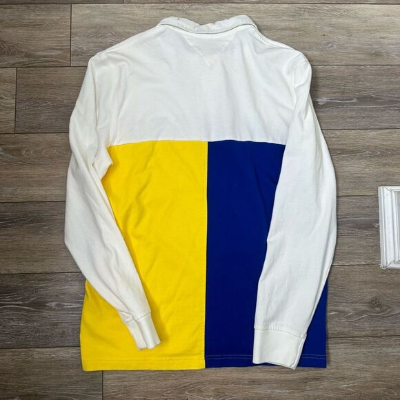 Tommy Hilfiger Polo Long Sleeve Top Shirt Sz M - Picture 2 of 4